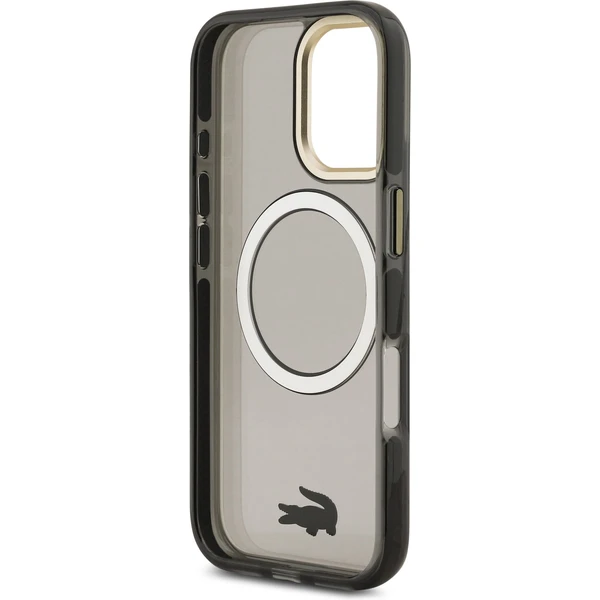 Lacoste PC/TPU Frosted Finish Gold Logo MagSafe kryt iPhone 17 čierny - Puzdra - Obrázok 2c52258bfb704fd0bd33a6a0e8b711fa