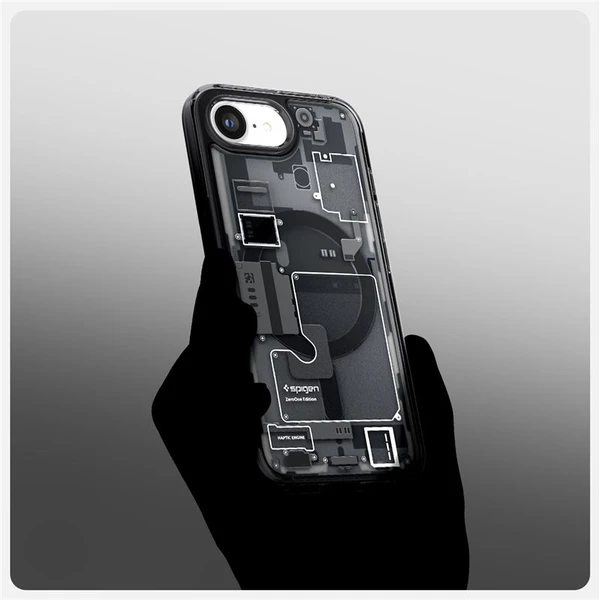 Spigen Ultra Hybrid MagSafe kryt iPhone 17e/16e zero one black - Puzdra - Obrázok 2cac21e89f204cc1ad491cffc9262393