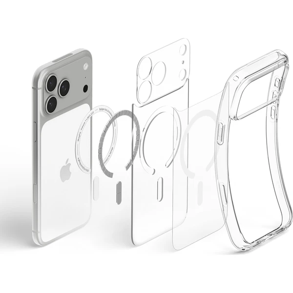Spigen Ultra Hybrid MagSafe kryt iPhone 18 Pro Max/17 Pro Max číry biely - Puzdra - Obrázok 2cafb639e80d49c8bfd0d43f2ca0d100