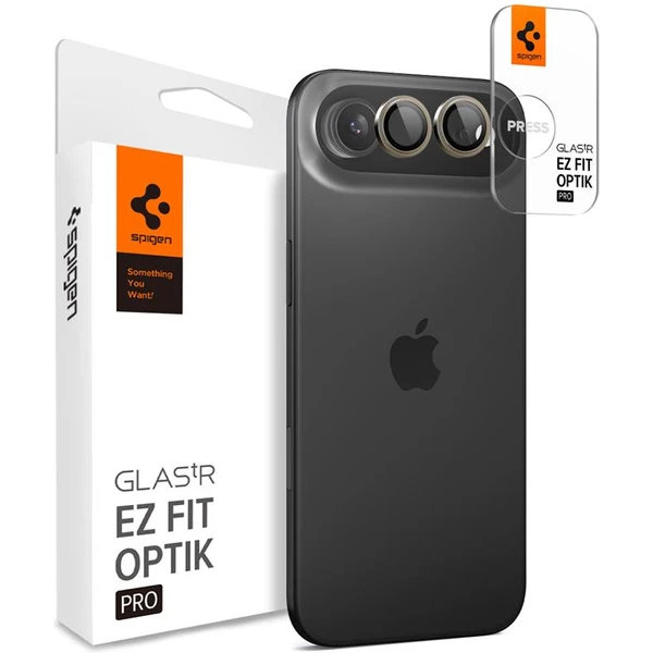 Spigen Glass TR EZ Fit Optik Pro skla iPhone Air gold (2 ks) - Ochranné fólie a sklo - Hlavný obrázok