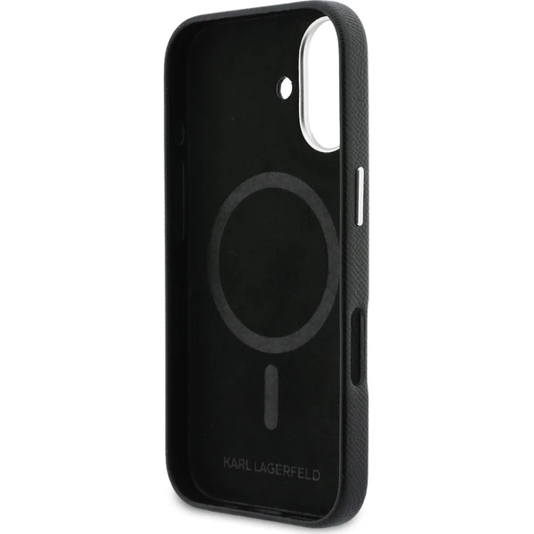 Karl Lagerfeld PU Karl a Choupette Headš Piny MagSafe kryt iPhone 17 čierny - Puzdra - Obrázok 2cef1e43fa47425e92bf4b53677be5ee