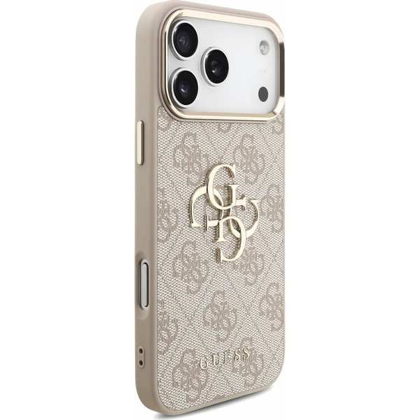 Guess PU 4G Metal Logo Strap Zadný kryt pre iPhone 18 Pro Max Pink - Puzdra - Obrázok 2cf9b53058aa41069e159b6ef74b3413