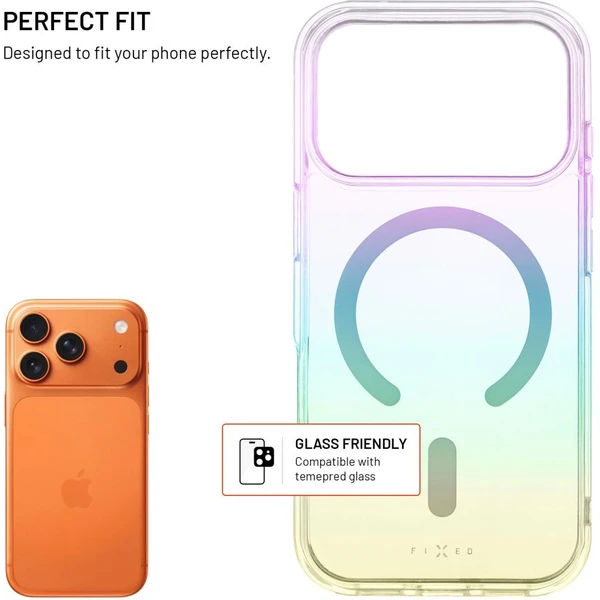 FIXED MagRainbow kryt s MagSafe Apple iPhone 17 Pro dúhový - Puzdra - Obrázok 2cff195c277a49bbaaafd24b033ebbc9