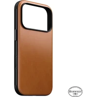 Nomad Modern Leather (Horween) MagSafe kožený kryt iPhone 18 Pro Saddle - Puzdra