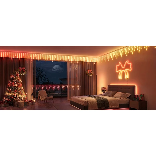 Govee Smart LED dekoratívne cencúle RGB Matter, 10m - Inteligentné osvetlenie - Obrázok 2d11f97baf9641bfb63a600e91356456