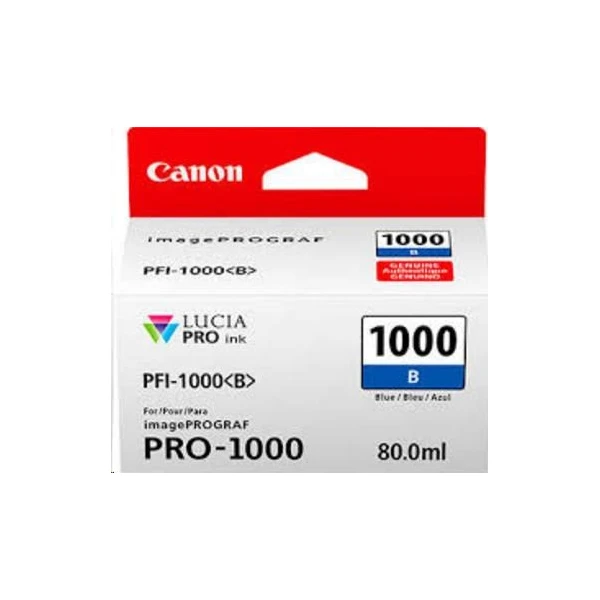 Canon PFI-1000B cartridge modrá - Cartridge - Hlavný obrázok