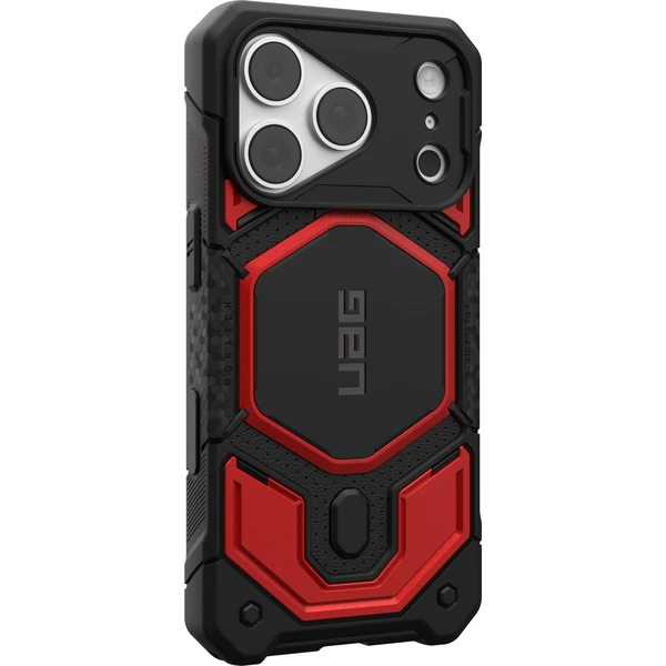 UAG Monarch Pro MagSafe kryt iPhone 18 Pro/17 Pro čierny/červený - Puzdra - Obrázok 2d92dfec39514a2eb747e8b5a36bbfcc