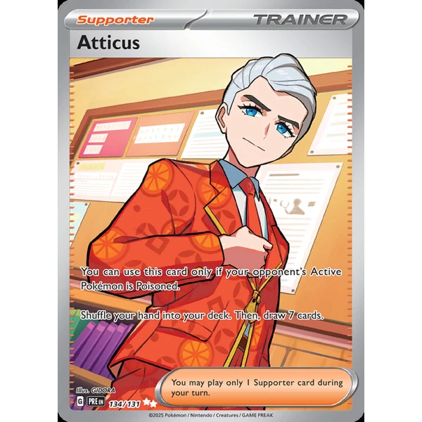 Atticus (PRE 134) - Prismatic Evolutions [Holo] - Kusové karty - Hlavný obrázok