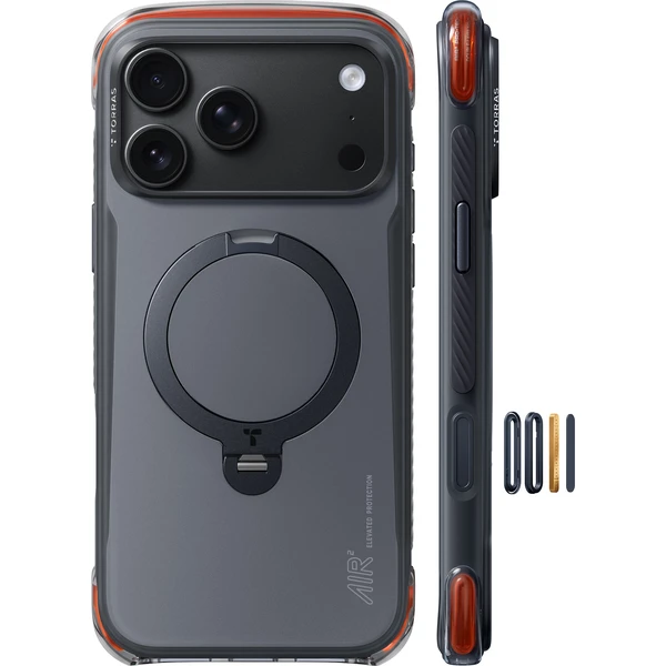 Torras Ostand Q3 Air Pro, obsidian core black - iPhone 2026 Pro Max - Puzdra - Hlavný obrázok
