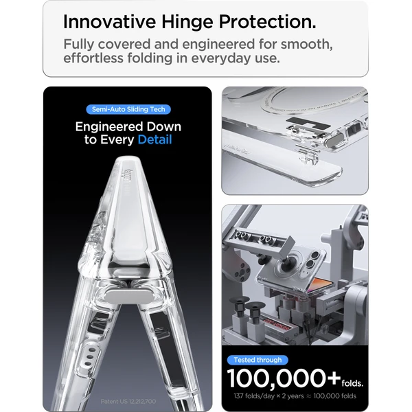 Spigen Ultra Hybrid Pro S MagSafe kryt iPhone 18 Fold clear white - Puzdra - Obrázok 2da7c224e96d41578a9012c76963f9f3