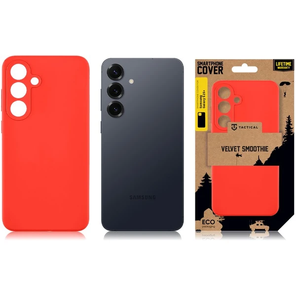 Tactical Velvet Smoothie Kryt pre Samsung Galaxy S25+ Chilli - Puzdra - Obrázok 2dc3419afc5141adbffd4dcfa3da04cd