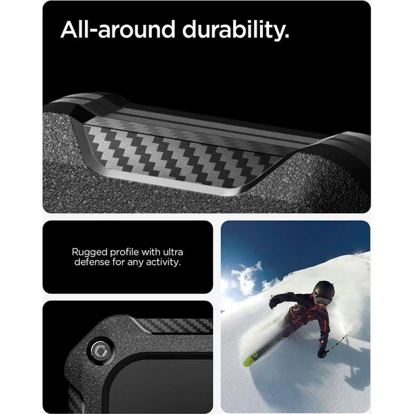 Spigen Tough Armor IP67 vodotesné puzdro pre Apple AirTag čierne (4 ks) - Puzdra - Obrázok 2dc4319d156d433cadbab06dfb8184c6