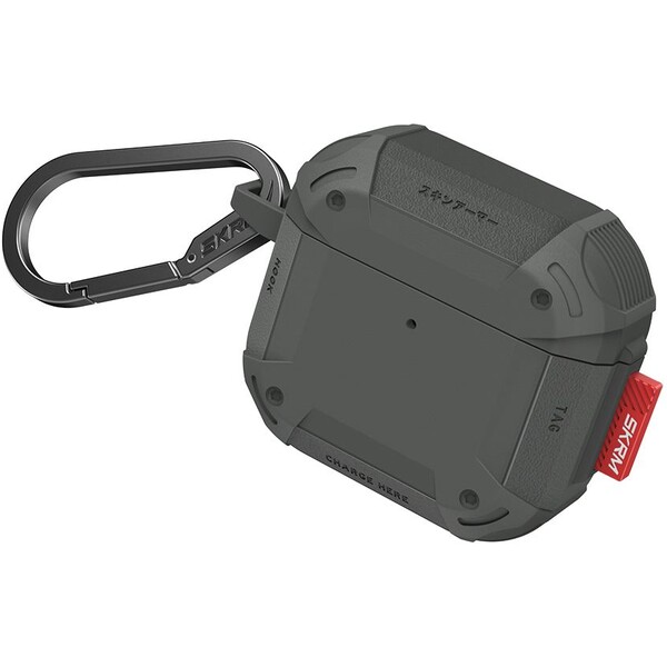 E-shop SKINARMA Mecha CE puzdro pre AirPods 4 olivovo zelené