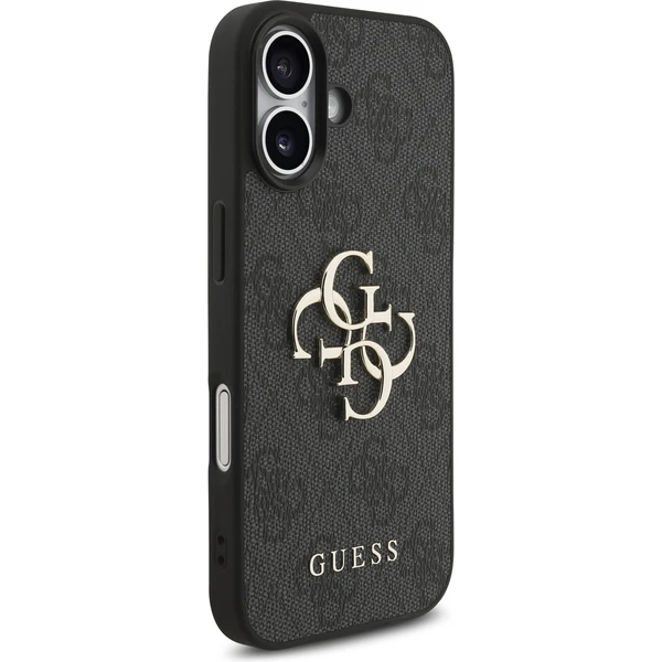 Guess PU 4G Metal Logo Strap kryt iPhone 17 čierny - Puzdra - Obrázok 2dcfc8c78ff748d9ad175640c248118e