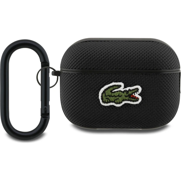 Lacoste Petit Pique Croc Logo Patch puzdro AirPods Pro 2 čierne - Puzdra - Hlavný obrázok