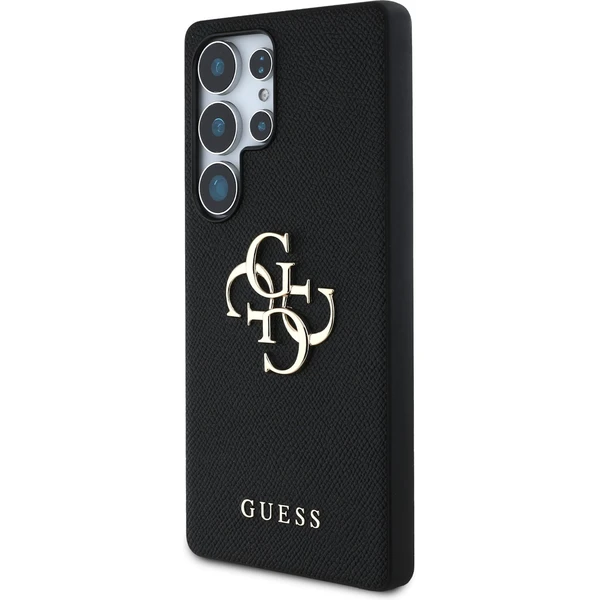 Guess PU Grained 4G Metal Logo kryt Samsung Galaxy S25 Ultra čierny - Puzdra - Obrázok 2e0fd5881c9c4ed48bf27d9e09fb4f9d