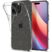 Spigen Liquid Crystal Glitter kryt iPhone 16 Pro crystal quartz - Puzdra