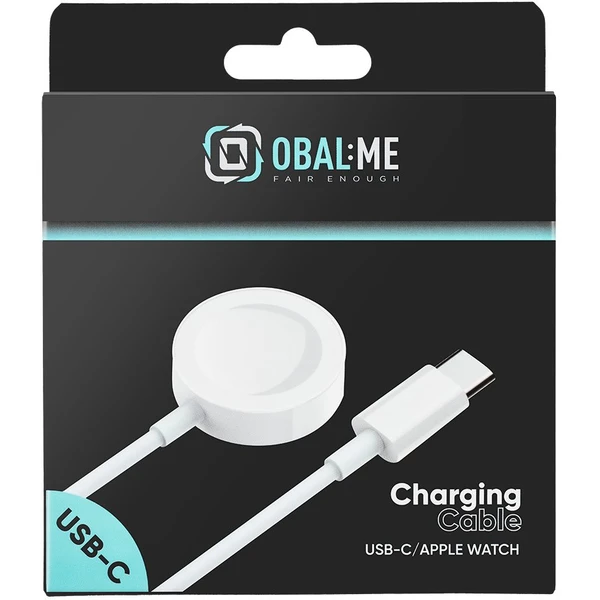 OBAL:ME USB-C nabíjací kábel pre Apple Watch biely - Nabíjačky - Obrázok 2e2f901ca4ba43f29019c4f858fc25c4
