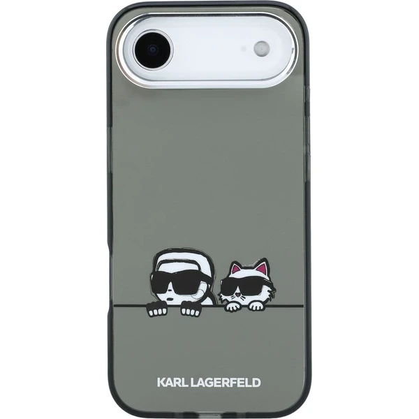 Karl Lagerfeld IML K&CH Heads Logo MagSafe kryt iPhone Air čierny - Puzdra - Obrázok 2e51dc08c64c4d3f8f25c9c516d14808