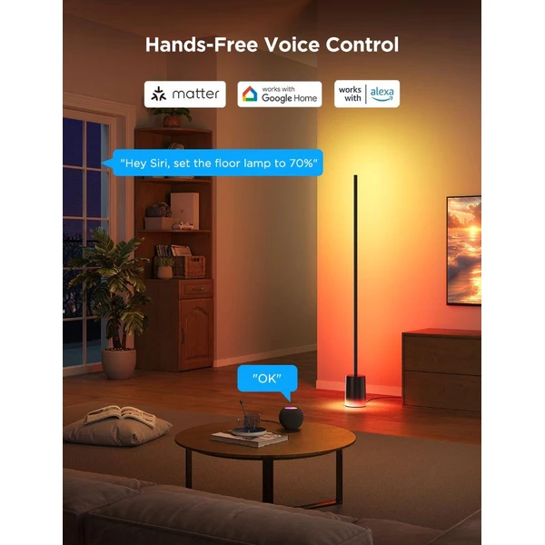 Govee Floor Lamp 2 Matter RGBICWW Smart lampa + ovládač - Inteligentné osvetlenie - Obrázok 2e58360bd4a24663914b60ddb2d82790
