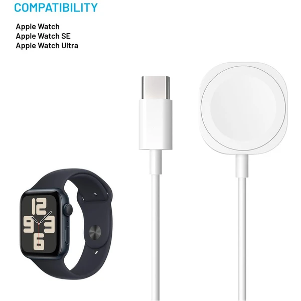 FIXED USB-C nabíjací kábel pre Apple Watch biely - Nabíjačky - Obrázok 2e5fd69264be443f9719a81f7956d58c