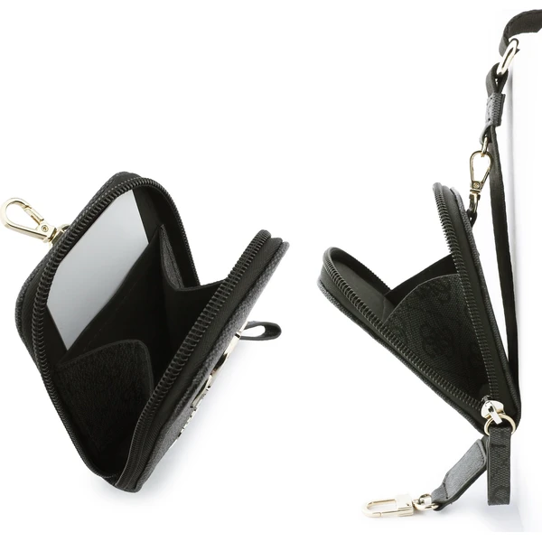 Guess Crossbody Popruh PU 4G Metal Logo + Peňaženka čierna - Popruhy a crossbody - Obrázok 2e609b6ecb5b4a1b90ec5b74708fd1fb