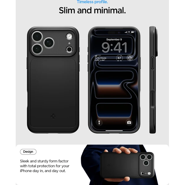 Spigen Thin Fit MagSafe kryt iPhone 18 Pro Max/17 Pro Max black - Puzdra - Obrázok 2e8a401a7a694f3c8d07ca40d490c65d