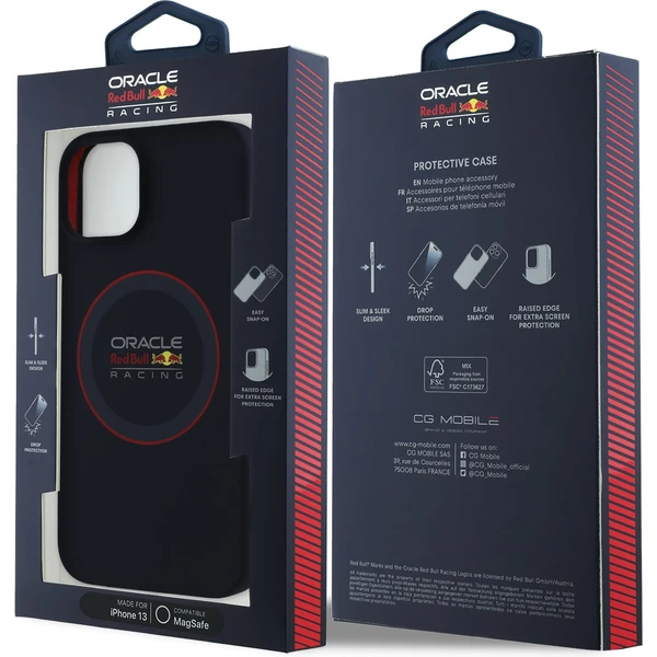 Oracle Red Bull Racing Silicone Red Ring MagSafe kryt iPhone 13 modrý - Puzdra - Obrázok 2eca8ddf6604446aa78fb295db876660