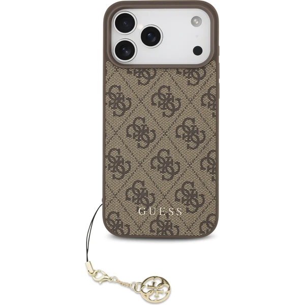 Guess 4G Charm kryt iPhone 17 Pro Max hnedý - Puzdra - Obrázok 2eda36eb5cc24a168daa68a3e1a0be6b