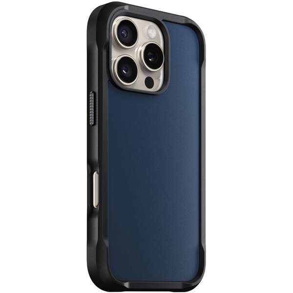 Nomad Rugged Case MagSafe odolný kryt iPhone 16 Pro tmavomodrý