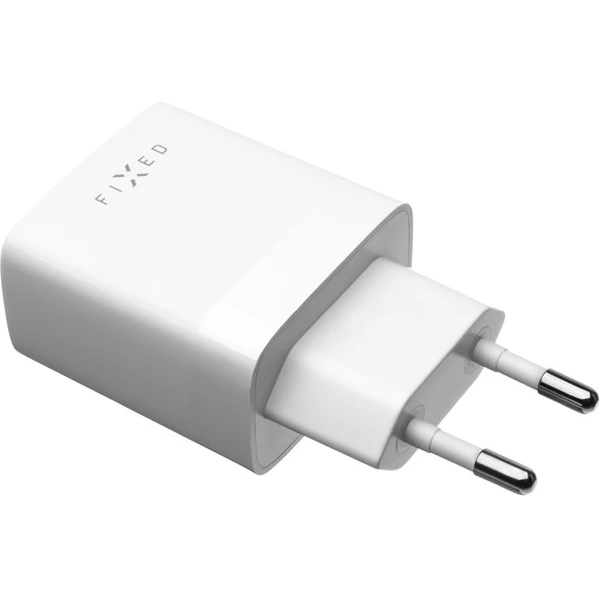 FIXED nabíjačka s USB-A/USB-C káblom, 1 m, 17W, biela - Nabíjačky - Obrázok 2f08f992db86402ab07f239e56a418dc