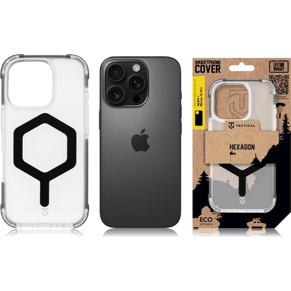 Tactical MagForce Hexagon kryt Apple iPhone 16 Pro čierny - Puzdra - Obrázok 2f119429c6854e1e934d39b81e362817