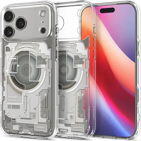 Spigen Ultra Hybrid MagSafe kryt iPhone 17 Pro zero one natural titanium - Puzdra - Hlavný obrázok