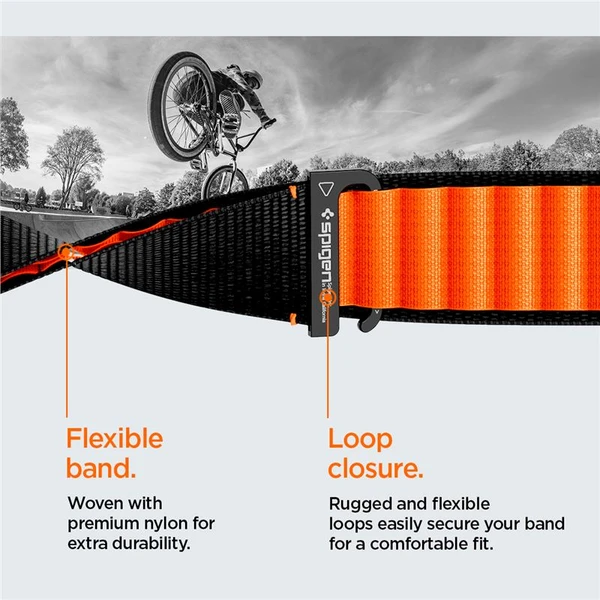 Spigen Fabric Band (hook) remienok Apple Watch 49/46/45/44mm čierny/oranžový - Remienky - Obrázok 2f2ce6ec71064886afda412bf4d8a41f