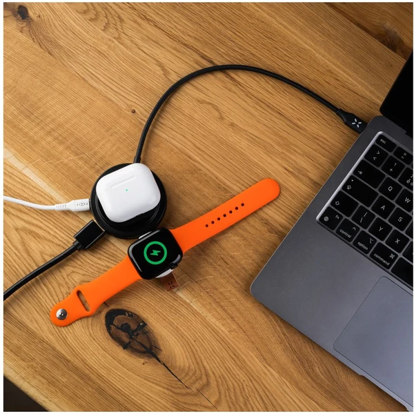 FIXED MagHUB 7-portový USB-C Hub s MagSafe, čierny - USB huby - Obrázok 2f42be93a7c540f1a3f837f576c156cb