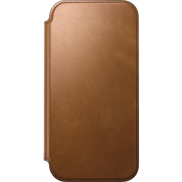 Nomad Modern Leather Folio MagSafe kožené puzdro iPhone 17 Pro Max/18 Pro Max English Tan - Puzdra - Obrázok 2f47be8297ef427cb3955a7b7b6352b1
