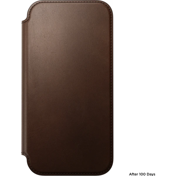 Nomad Modern Leather Folio MagSafe kožené puzdro iPhone 18 Pro Max Brown - Puzdra - Obrázok 2f55520e4c5840a3aef5ab29ea0e2a74