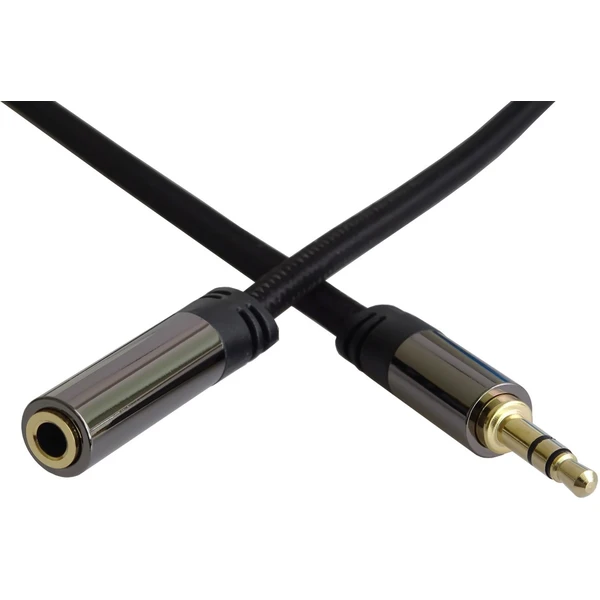 PremiumCord 3,5mm/3,5mm predlžovací kábel 1,5m čierny - Káble a redukcie - Obrázok 2f92298c07614d00a94a253690b670a7
