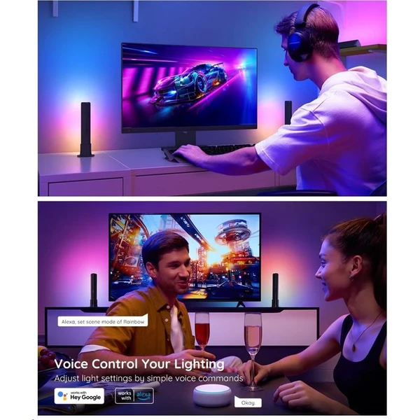 Govee Flow Plus SMART LED TV & Gaming osvetlenie (RGBICWW) - Inteligentné osvetlenie - Obrázok 2f9886f22dfb4d3eb25037e5b8ed8808