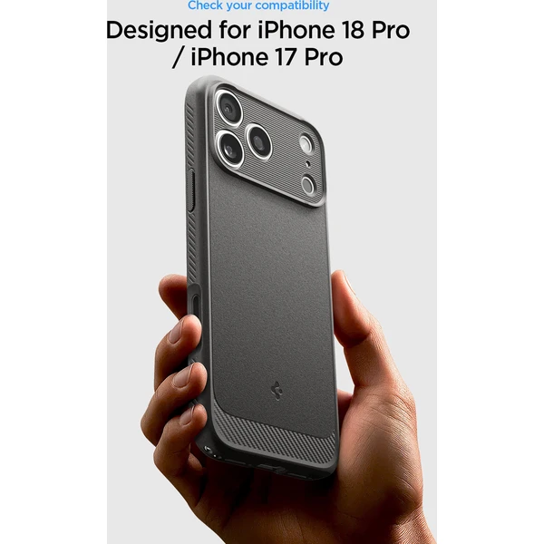 Spigen Rugged Armor MagSafe kryt iPhone 18 Pro/17 Pro gray - Puzdra - Obrázok 2fc3276f896c475a8e7fa07c4c9ee1e4