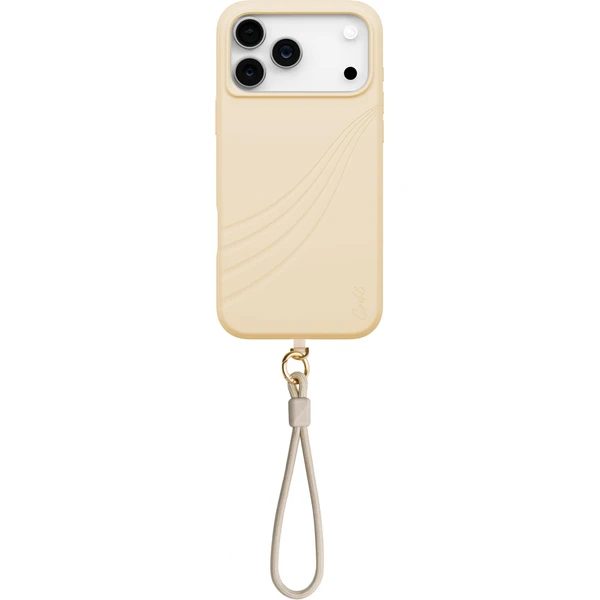 UNIQ Coehl Serina MagSafe kryt s remienkom iPhone 17 Pro Max Milk Sand - Puzdra - Hlavný obrázok