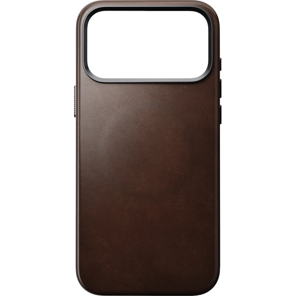 Nomad Traditional Leather (Horween) MagSafe kožený kryt iPhone 17 Pro Max/18 Pro Max Rustic Brown - Puzdra - Obrázok 2ffd34b296df49778480e20f04483eec