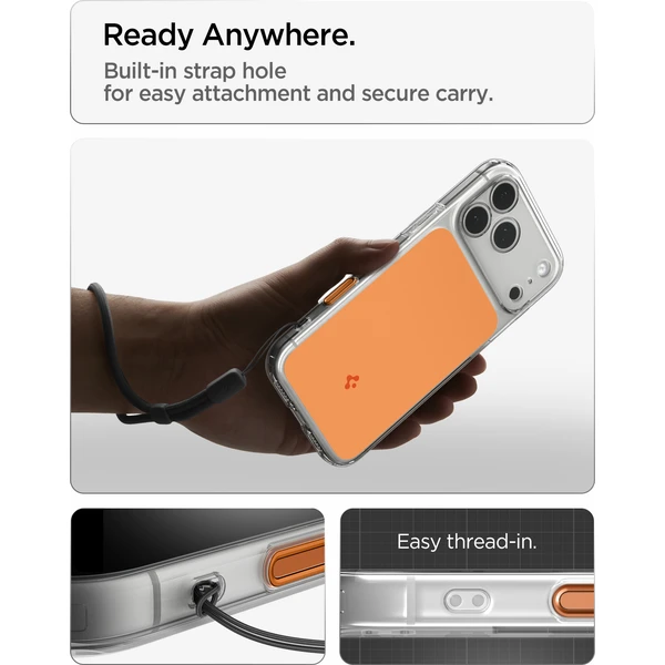 Spigen Ultra Hybrid T MagSafe kryt iPhone 18 Pro Max/17 Pro Max lesklá oranžová - Puzdra - Obrázok 301d67d50fd64e02849d47a6e4f7fd97