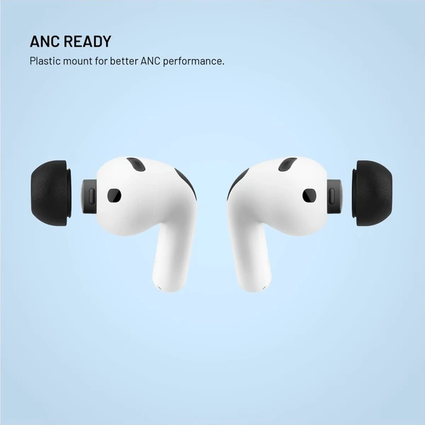 FIXED Plugs Pro 2 sady špuntov z pamäťovej peny pre Apple Airpods Pro 3 (XS) čierna - Náhradné náušníky - Obrázok 302f083dc72f4f539312bc5d3601a730