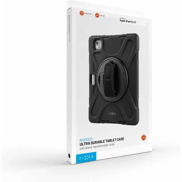 FIXED Rugged Tab Case odolné puzdro so stojanom iPad Pro 11" (2025) čierne - Puzdra - Obrázok 3079e9401a1c4cfd889a3a9d330d5b44