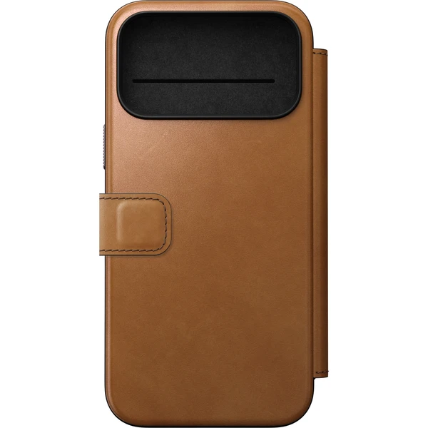 Nomad Modern Leather Folio MagSafe kožené puzdro iPhone 18 Pro Max English Tan - Puzdra - Obrázok 307b1c50d219425aaab5ea3c7d2b6d61