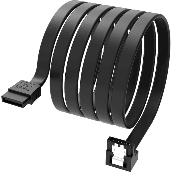 Akasa - Proslim SATA kábel 90 ° - 100 cm - Káble a redukcie - Hlavný obrázok