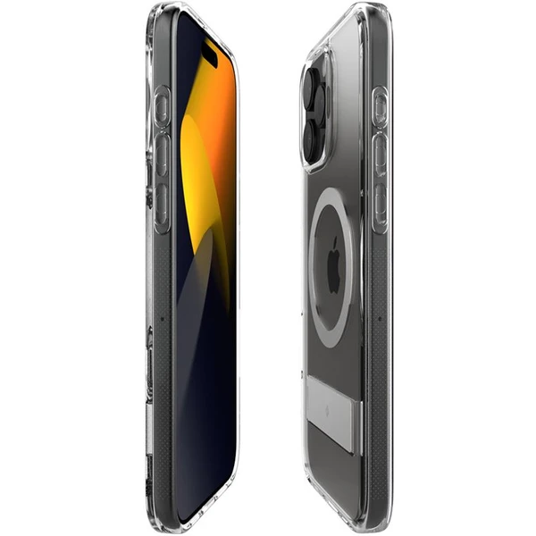 Spigen Caseology Capella MagSafe Kickstand kryt iPhone 16 Pro clear gray - Puzdra - Obrázok 308ba9619a424fce85ba43bc5823912e