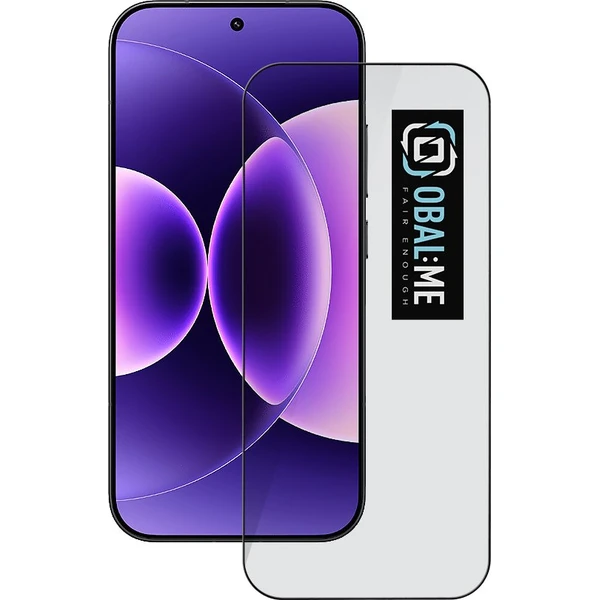 OBAL:ME 5D tvrdené sklo Xiaomi 17 čierne - Ochranné fólie a sklo - Hlavný obrázok