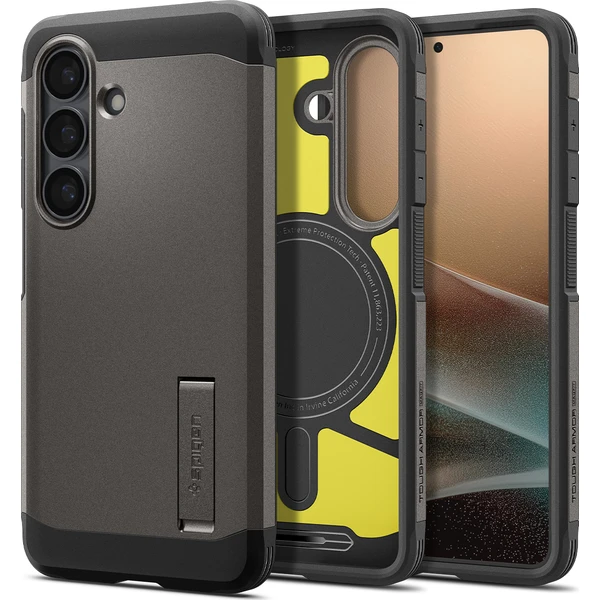 Spigen Tough Armor MagSafe kryt Samsung Galaxy S26 tmavozelený - Puzdra - Obrázok 30969cc328da43f4a2798e46f3e78b36